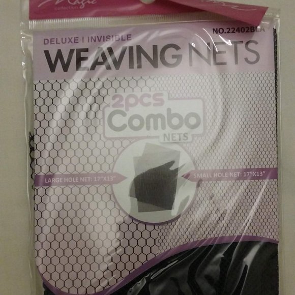 Magic Collection No. 22402BLA, Black Deluxe Invisible Weaving Nets, NEW-Last ONE - Picture 1 of 4